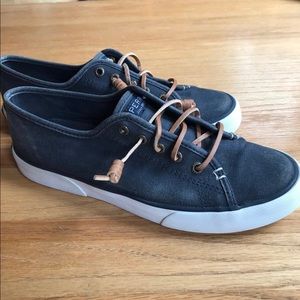 Sperry Top Sider Slip On Shoe Sneakers Navy Size 7